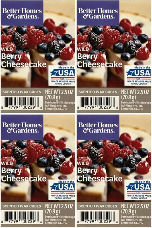 Scented Wax Cubes, Wild Berry Cheesecake