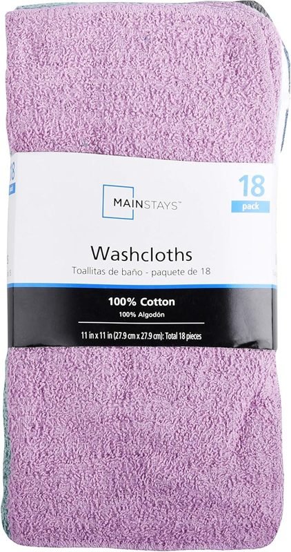 Cotton Washcloths (18 Pack)